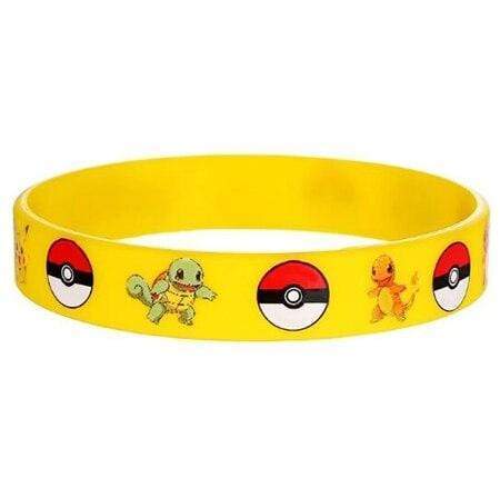 Bracelet Pokémon Silicone (Jaune)