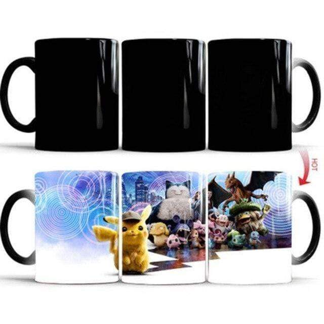 Mug Pokémon Thermoréactif Pikachu Évolution