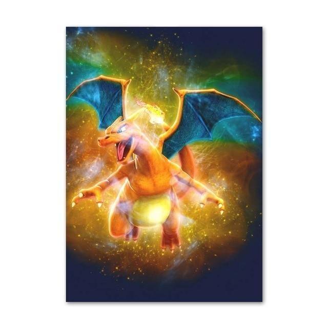 Poster Pokémon Dracaufeu