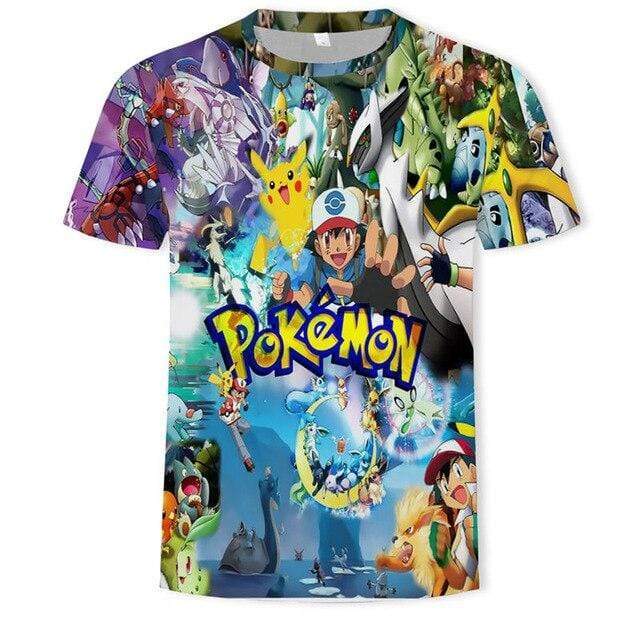 T-Shirt Pokémon 3D