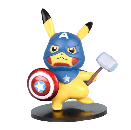 Figurine Pokémon Pikachu Captain America