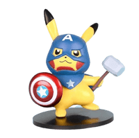 Thumbnail for Figurine Pokémon Pikachu Captain America