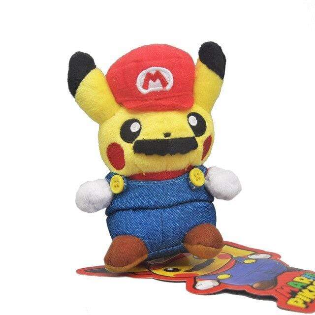 Peluche Pikachu Mario