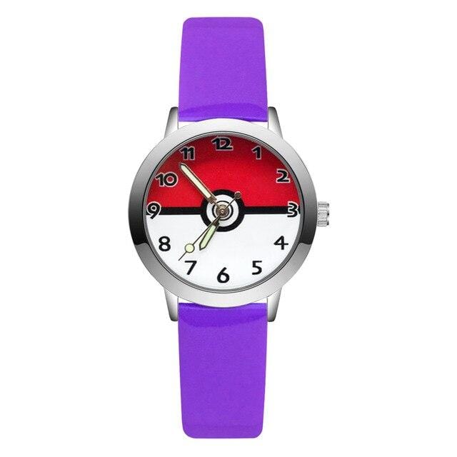 Montre Pokéball Mauve