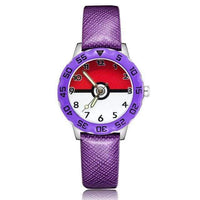 Thumbnail for Montre Quartz Pokéball Mauve