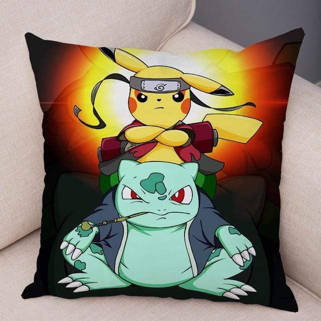 Coussin Pikachu & Gamabunta