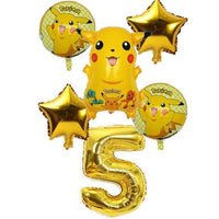 Thumbnail for Ballon d'Anniversaire<br>Pokémon Numéro (Jaune)