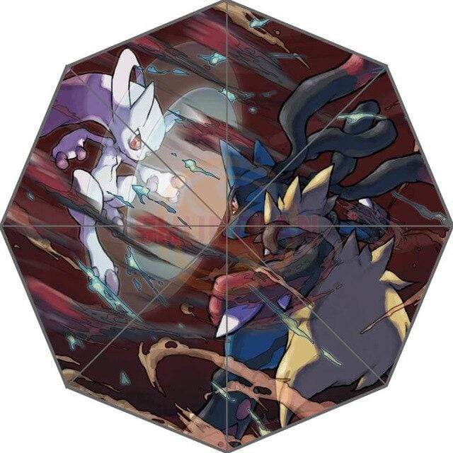 Parapluie Méga Mewtwo Y Vs Méga Lucario